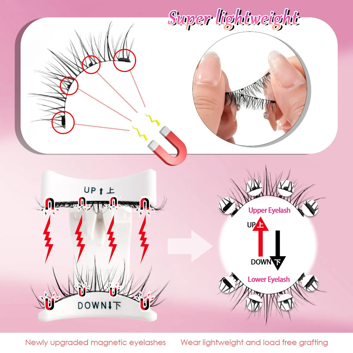Fast Application Magnetic Eyelashes