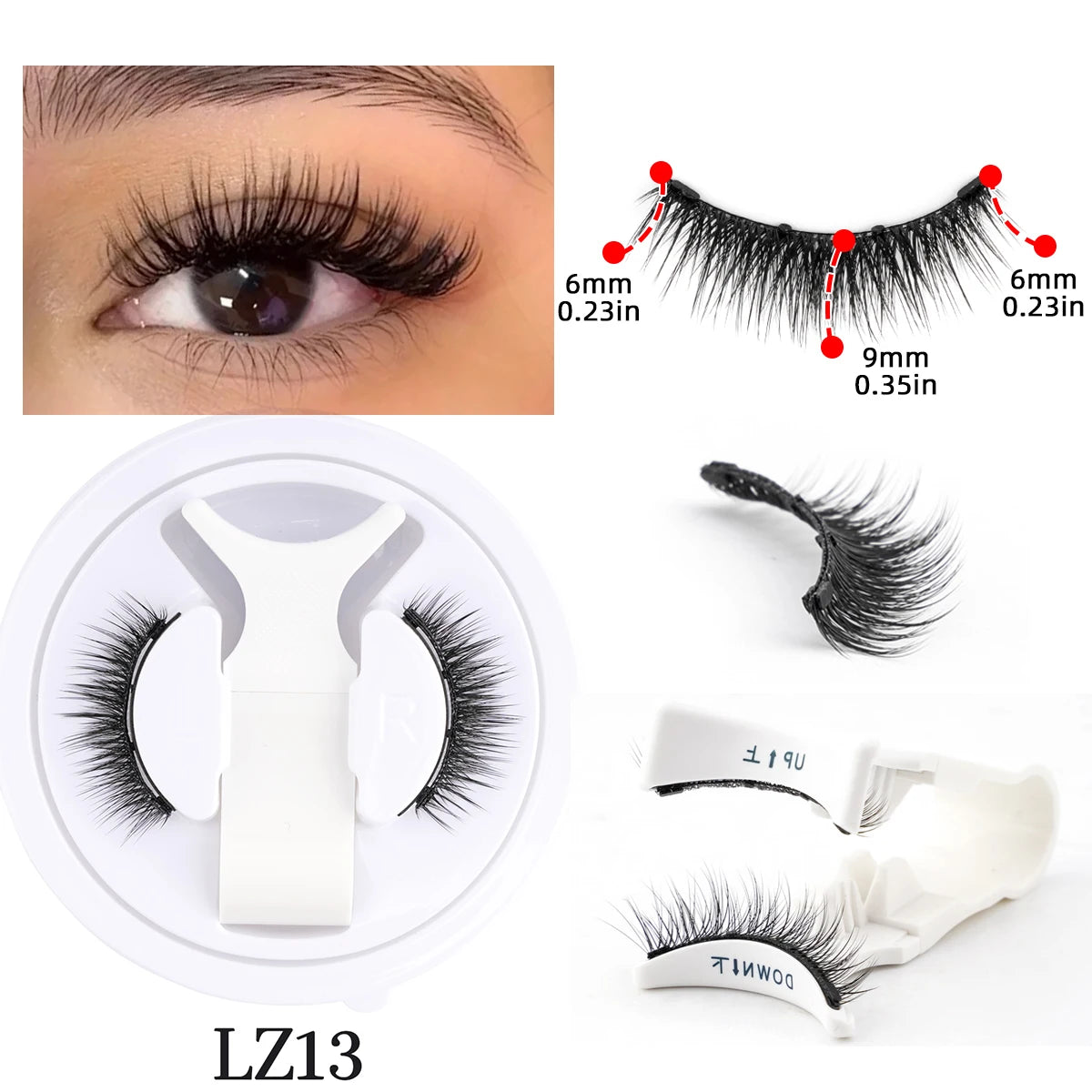 Fast Application Magnetic Eyelashes